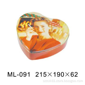 heart shaped tin box, chocolate box, candy box, tin box